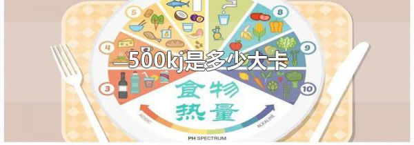 500kj是多少大卡
