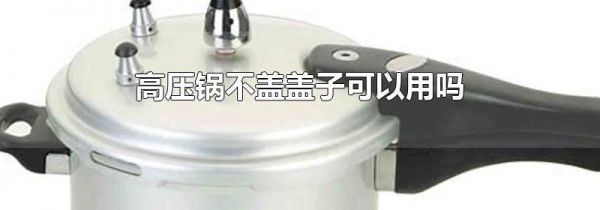 高压锅不盖盖子可以用吗
