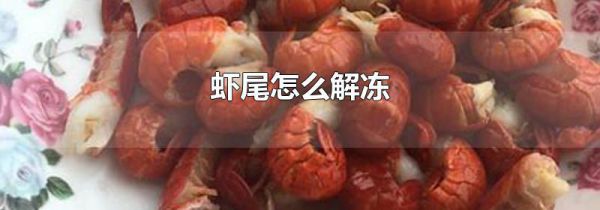 虾尾怎么解冻