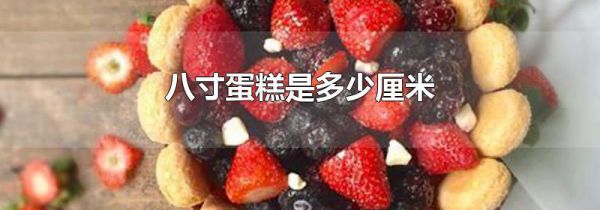 八寸蛋糕是多少厘米