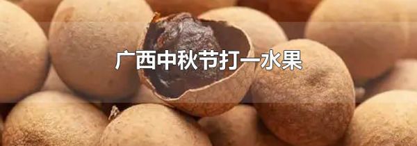 广西中秋节打一水果