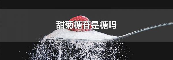 甜菊糖苷是糖吗
