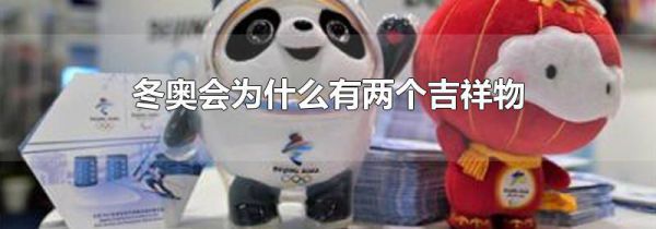 冬奥会为什么有两个吉祥物