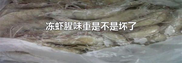 冻虾腥味重是不是坏了