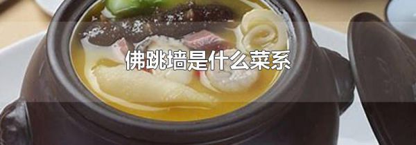 佛跳墙是什么菜系