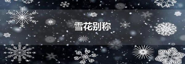 雪花别称