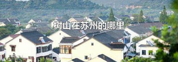 树山在苏州的哪里