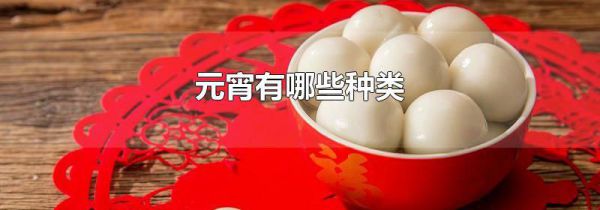 元宵有哪些种类