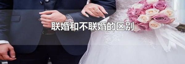 联婚和不联婚的区别