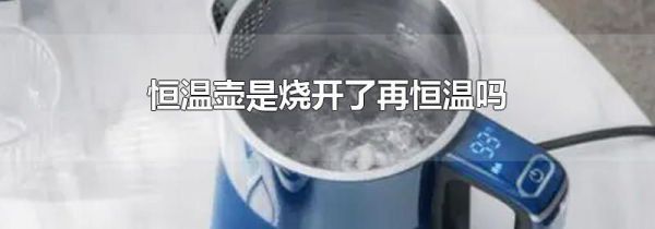 恒温壶是烧开了再恒温吗