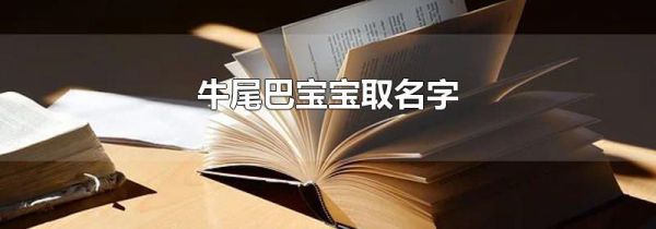 牛尾巴宝宝取名字