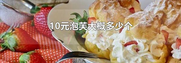 10元泡芙大概多少个