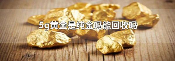5g黄金是纯金吗能回收吗