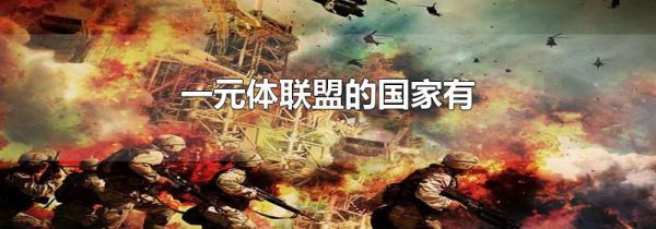 一元体联盟的国家有