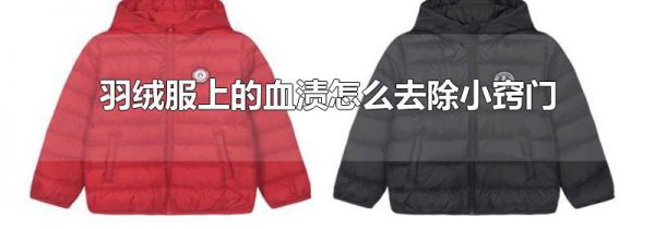 羽绒服上的血渍怎么去除小窍门