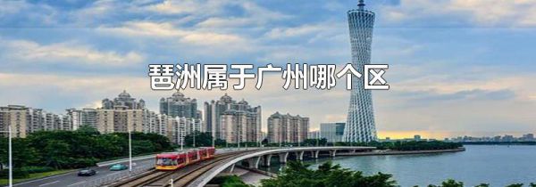 琶洲属于广州哪个区