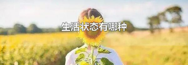 生活状态有哪种