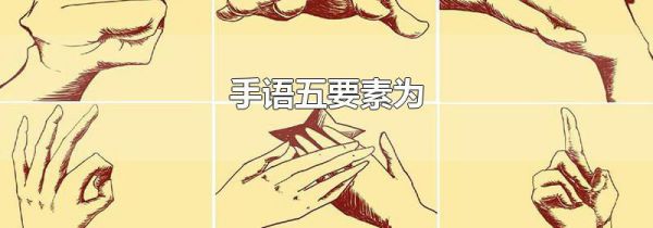 手语五要素为