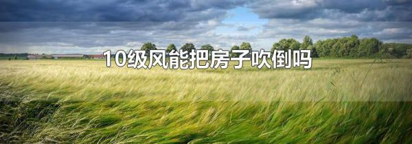 10级风能把房子吹倒吗