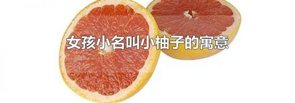 女孩小名叫小柚子的寓意