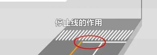 停止线的作用
