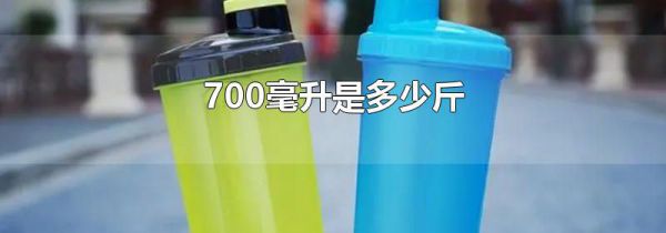700毫升是多少斤