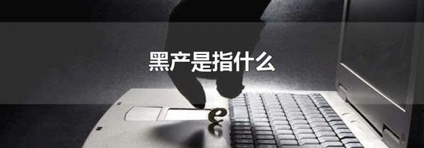 黑产是指什么