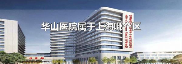 华山医院属于上海哪个区