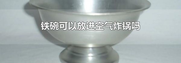 铁碗可以放进空气炸锅吗