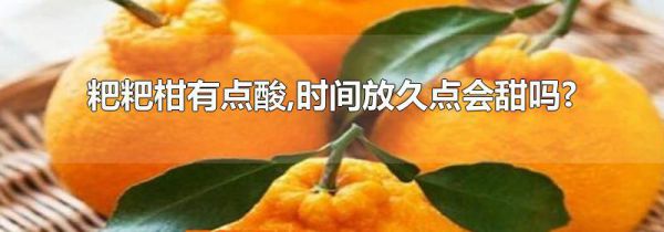 粑粑柑有点酸,时间放久点会甜吗?
