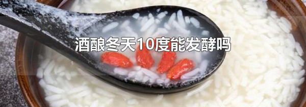 酒酿冬天10度能发酵吗