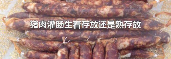 猪肉灌肠生着存放还是熟存放