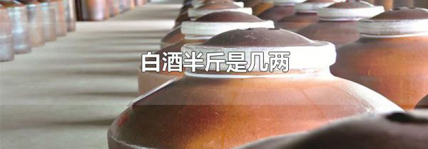 白酒半斤是几两