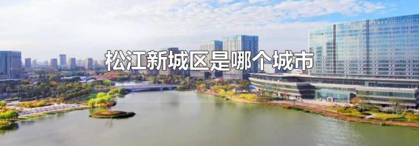 松江新城区是哪个城市