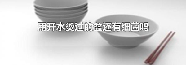 用开水烫过的盆还有细菌吗