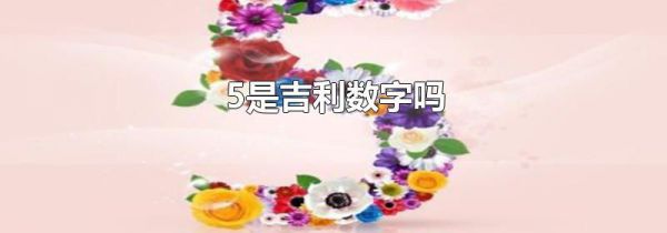 5是吉利数字吗