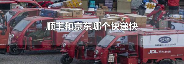 顺丰和京东哪个快递快