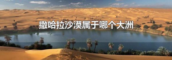 撒哈拉沙漠属于哪个大洲