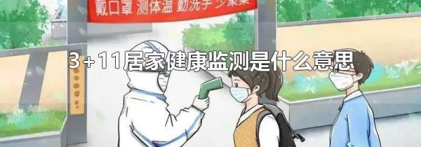 3+11居家健康监测是什么意思