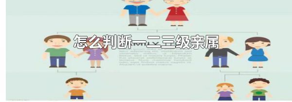 怎么判断一二三级亲属