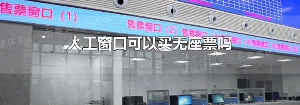 人工窗口可以买无座票吗