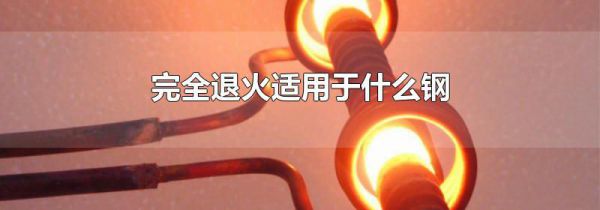 完全退火适用于什么钢