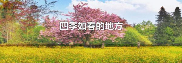 四季如春的地方