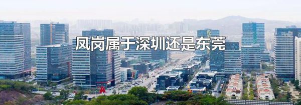 凤岗属于深圳还是东莞