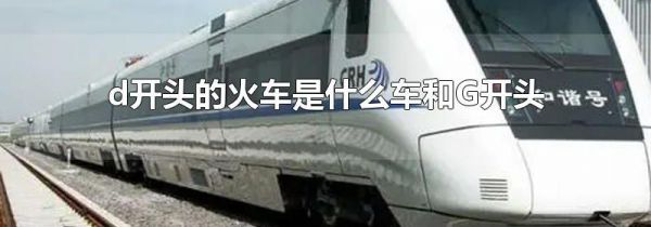 d开头的火车是什么车和G开头