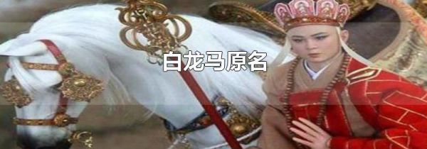 白龙马原名