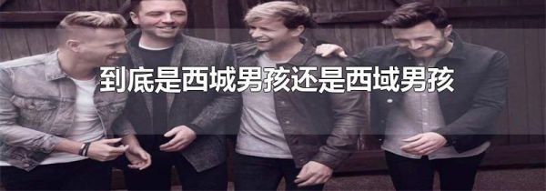 到底是西城男孩还是西域男孩