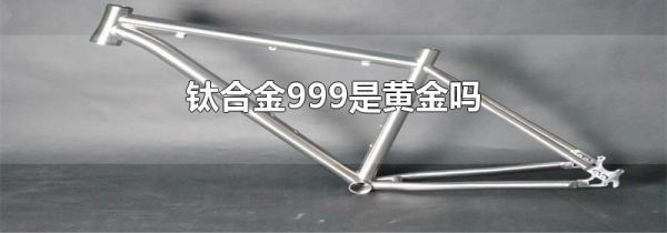 钛合金999是黄金吗