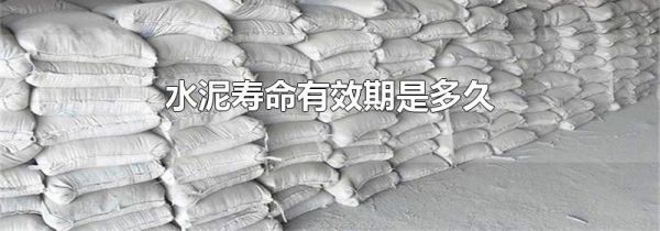 水泥寿命有效期是多久