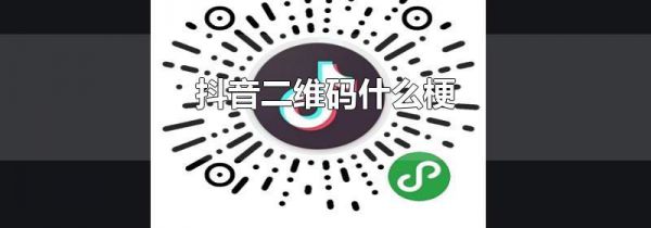 抖音二维码什么梗